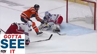 GOTTA SEE IT Connor McDavid Dangles Through 4 Rangers On Route To Unbelievable Goal [upl. by Aitselec]