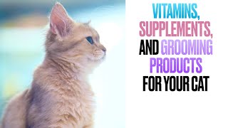 Vitamins Supplements and Grooming Products for your Cat [upl. by Getter]