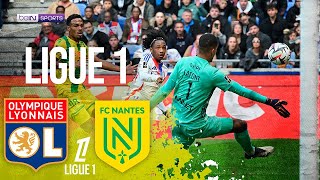 Olympique Lyon vs Nantes  LIGUE 1 HIGHLIGHTS  100624  beIN SPORTS USA [upl. by Orgell]