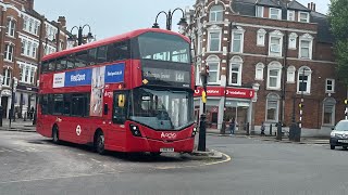 London bus route 144 Edmonton Green to Muswell Hill [upl. by Hawley]