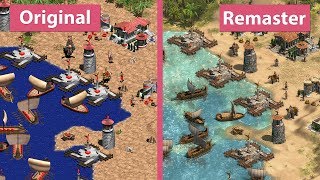 Age of Empires – Original vs Definitive Edition Graphics Comparison Official Shots [upl. by Retsim]