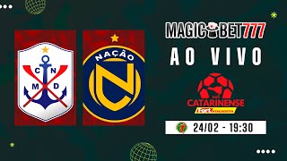 JOGO COMPLETO MARCÍLIO DIAS X NAÇÃO  10ª RODADA  CATARINENSE 2024 [upl. by Goda]