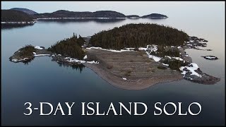 3Day Camp on Icy Lake Superior Island  Fresh Pancake Mix Trout [upl. by Novick]