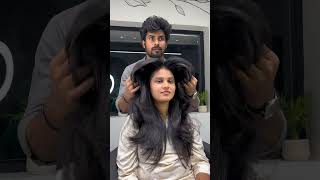 Botox treatment with butterfly layer 🦋 instagram haircut hairstyle love hairstyle cute hair [upl. by Nirrat]