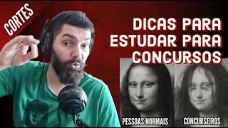 DICAS para ESTUDAR para CONCURSOS  Seja Aprovado e Convocado  Cortes do João Carvalho [upl. by Alletneuq]