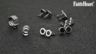 FaithHeart Viking EarringsStuds Collections [upl. by Ecinev]