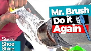 ToothBrush MASTER ✨✨ Shoe Shine Adidas Sneakers Cleaning asmr [upl. by Langelo]