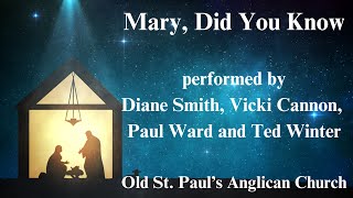 Mary Did You Know performed by Diane Smith Vicki Cannon Paul Ward and Ted Winter [upl. by Sebastien342]