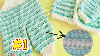 🧶❤ PANTALON PARA BEBE A CROCHET parte 1 [upl. by Chimene273]