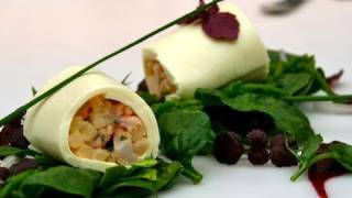 Canneloni van witte chocolade met kreeftsalade [upl. by Ingelbert]