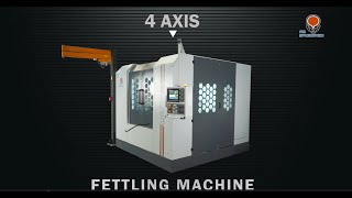 4 axis fettling machine fettlingautomation foundry foundrymachinery machine [upl. by Popele572]