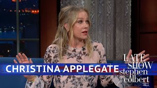 Christina Applegate Leads A Double Life As A Librarian [upl. by Eenwat281]