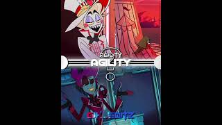 Alastor vs Lucifer Morningstar  battles shorts hazbinhotel alastor lucifermorningstar [upl. by Nosnej53]