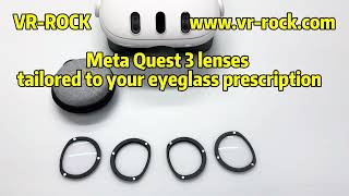 Meta Quest 3 Magnetic Prescription Lenses Installation Guide [upl. by Boiney]