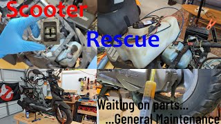 Roughhouse Maintenance  Waiting on parts Scooter Rescue E2 [upl. by Fia]