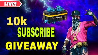 FREE FIRE LIVE REDEEM CORD GIVEAWAY CUSTOM FREE FIRE MAX 😱 [upl. by Hershel]