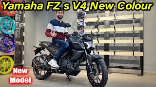 New Yamaha FZS V4 Walkaround Review l Matte Grey l Aayush ssm [upl. by Ogdon]