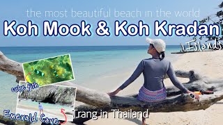 Koh Mook amp Koh Kradan Thailand Visiting one of the most beautiful beach in the world [upl. by Nasah806]