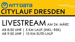 Livestream NTT DATA Citylauf Dresden 2024 [upl. by Sevart]