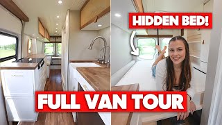 VAN TOUR The Perfect LUXURY Campervan Conversion [upl. by Arehahs132]