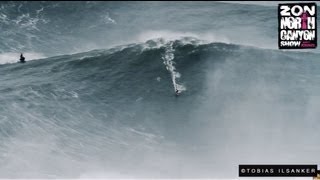 Exclusive full length video of Garrett McNamara giant wave in Nazaré  28012013 [upl. by Aiyotal]