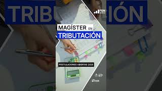 Magíster en Tributación UCHILE ¡Descuento por matrícula anticipada [upl. by Swamy]