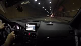 Mercedes C63 AMG BRUTAL SOUND TUNNEL [upl. by Mloc]