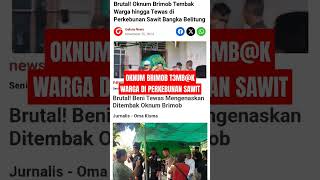 GAMPANG SEKALI BAGI OKNUM POLISI MENGHILANGKAN NYAWA😭😱 tniindonesia news tnirakyat polri tni [upl. by Eelibuj70]