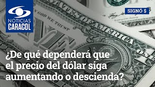 ¿De qué dependerá que el precio del dólar siga aumentando o descienda [upl. by Enyal]