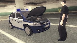 Opel Corsa C Policja GTA SA [upl. by Jeniece]