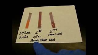 Nitration of Bromobenzene Reaction Part2 [upl. by Staal73]