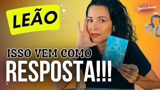 ♌Leão ISSO vem como RESPOSTA um ENORME MOVIMENTO de EXPANÇÃO nada ficará MESMO LUGAR [upl. by Tema680]