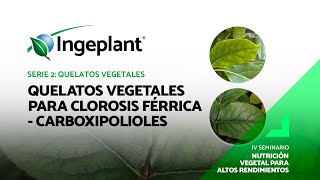 QUELATOS VEGETALES PARA CLOROSIS FERRICA  CARBOXIPOLIOLES [upl. by Seline]