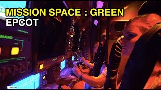 4K Mission SPACE  Green Milder Intensity  Epcot Orlando FL [upl. by Dygall]