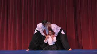 【心身統一合氣道】KiAikido Demo with Kashiwaya Sensei at Sakura Matsuri 2018 [upl. by Nawyt]