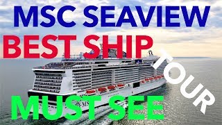 Msc Seaview  Full Walkthrough Cruise Ship Tour  MSC Cruise Lines [upl. by Crowe211]