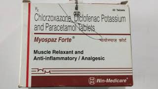 Myospaz Forte Tablets in hindi Review [upl. by Sunda]