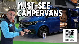 The Most Incredible VW Transporter Campervans You’ve Ever Seen  Caravan Camping and Motorhome Show [upl. by Ycart2]