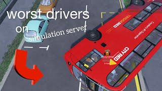 more worst simulation server drivers on croydon roblox [upl. by Harty]