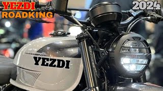 YEZDI ROADKING Latest Bike Relaunched In India 2024  YEZDI New Retro Bike 2024 Price amp Launch Date [upl. by Anaillil]