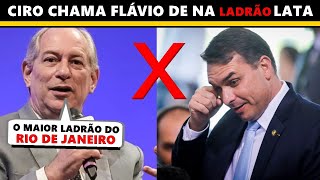 Ciro CHAMA Flávio Bolsonaro de Ladrão na LATA e ele Pega Ar🤣🤣🤣 [upl. by Obel169]