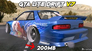 Rilis GTA SA LITE DRIFT  FULL MOD HD UKURAN Kecil [upl. by Nangem998]