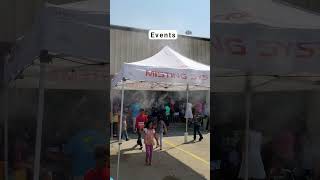 Mistcoolingcom  Misting System  Misting Tent  Portable Misting System  Outdoor Event Cooling [upl. by Bethanne867]