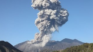 Volcano Eruption Sakurajima Japan Jan 2015 [upl. by Gunner141]