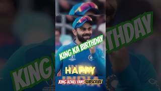 Happy birthday Virat Kohli 🤴  King Kohli  Best video on Internet  kohli shorts ytshorts [upl. by Asereht]