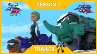 Official DinoCore  Season 2 Coming Soon  Here Comes the New Dino Master Akan  HD 3D Animation [upl. by Elpmet]