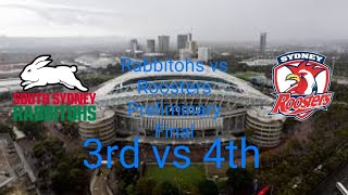 Rabbitohs vs Roosters Preliminary Final2023 NRL Custom Season [upl. by Anay]