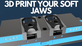 FUSION 360  DESIGN SOFT JAWS FOR 3D PRINT [upl. by Ativoj961]