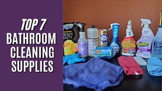 Best 7 Bathroom Cleaning Supplies Top Ecofriendly Bathroom Cleaning Products [upl. by Eiramrefinnej]