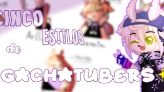 ✨CINCO ESTILOS DE DIBUJO SOBRE GACHATUBERS HISPANOS✨ creditos por ArLott [upl. by Werdnael288]